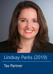 Lindsay Parks (2019), Tax Partner