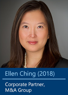 Ellen Ching (2018), Corporate Partner, M&A Group